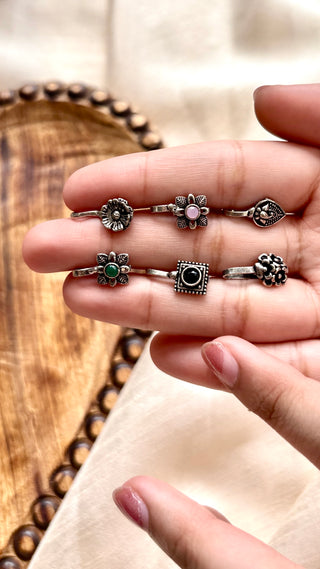 Hania Nose Clip Combo | Silver Lookalike Nose Clips Made in Jaipur