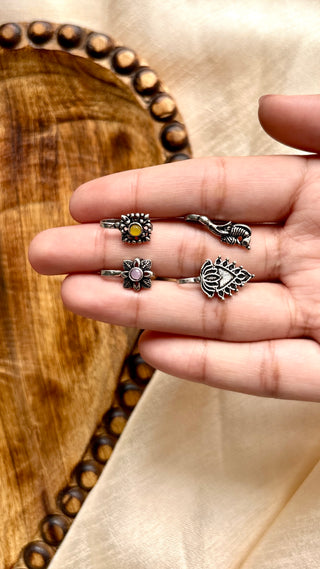 Radha Nose Clip Combo | Silver Lookalike Nose Clips Made in Jaipur