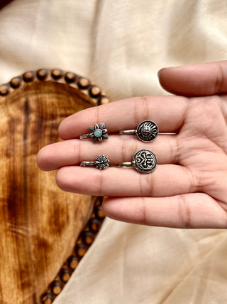 Rama Nose Clip Combo | Silver Lookalike Nose Clips Made in Jaipur