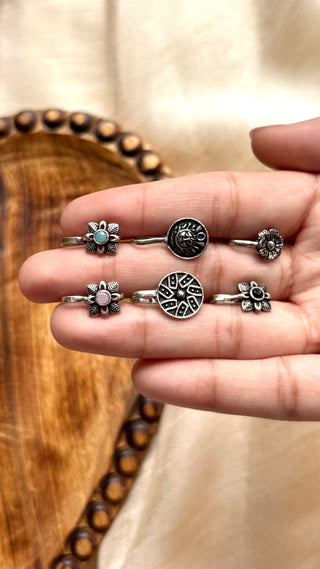 Urwa Nose Clip Combo | Silver Lookalike Nose Clips Made in Jaipur