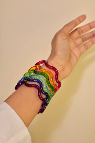 Noor-e-Rang | Bangle Stack with Six Stunning Colors