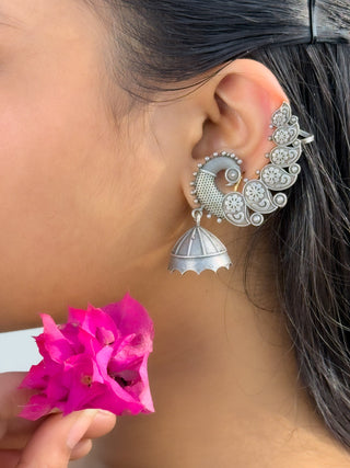 Kanak Rekha Jaipuri Earcuff Jhumka