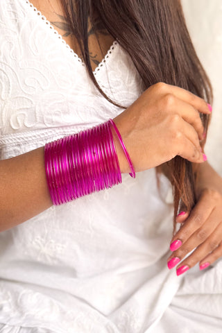 Rani Nazakat Bangles (Set of 24) | Kanchan November'24