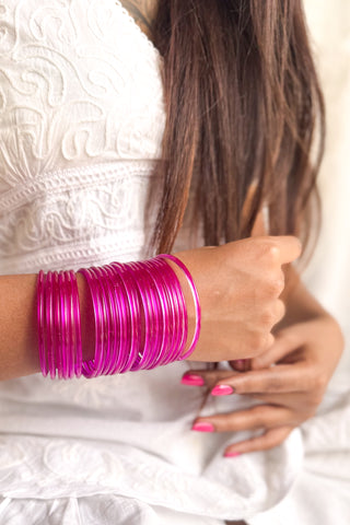 Rani Nazakat Bangles (Set of 24) | Kanchan November'24