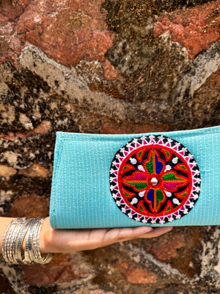 Priyamvada Kutchi Wallet with Embroidered Patch