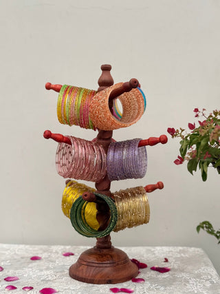 The Churi Stand | Wooden Bangle Stand