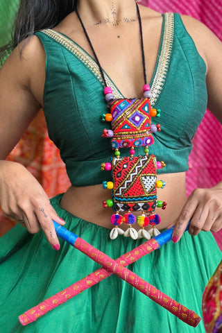 Gaurvi | Tedhe Medhe | JanpathOnline Patchwork Necklace