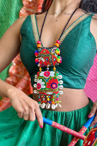 Meena | Tedhe Medhe | JanpathOnline Patchwork Necklace