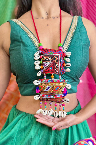 Abha | Tedhe Medhe | JanpathOnline Patchwork Necklace