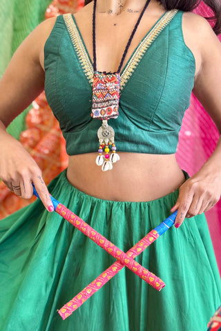 Chandrika | Tedhe Medhe | JanpathOnline Patchwork Necklace