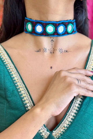 Chakri | JanpathOnline Kutchi Fabric Choker