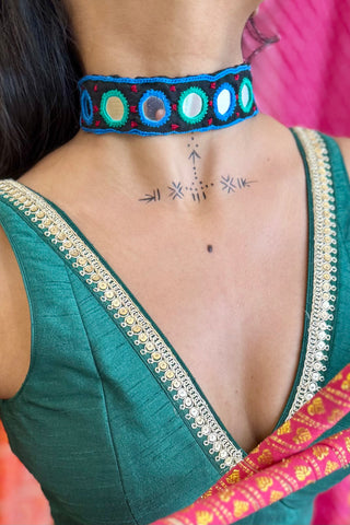 Chakri | JanpathOnline Kutchi Fabric Choker