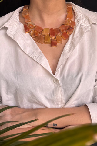Aurorafold | Nest of Stones Necklace with Earrings