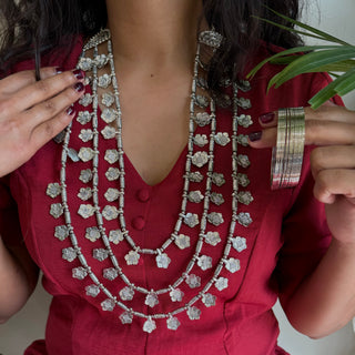 Phool Combo in Silver - Phoolon Ki Baarish & Silver Metallic Bangles