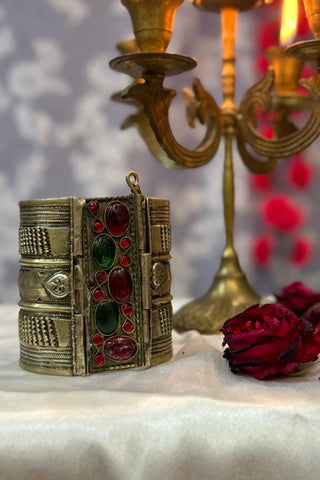 The Firdaus Wristcuff | Firdaus Afghan Jewellery by JanpathOnline Dec'24