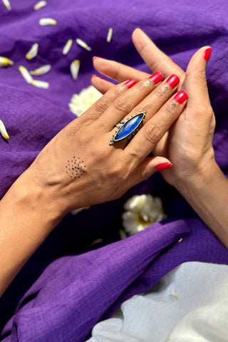 Neel Aab Angoothi | Firdaus Afghan Jewellery