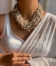 Load image into Gallery viewer, Ishaani // Ornamental Jute Necklace - Choker Version

