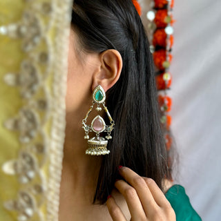 Laaltin Earrings| Dharohar July'24