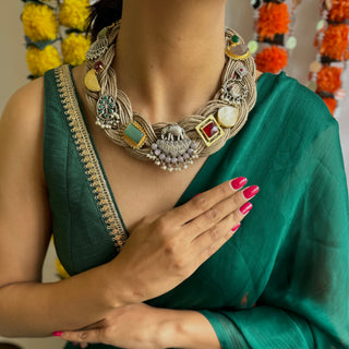 Manali // Ornamental Jute Necklace // Dharohar July'24 Edit