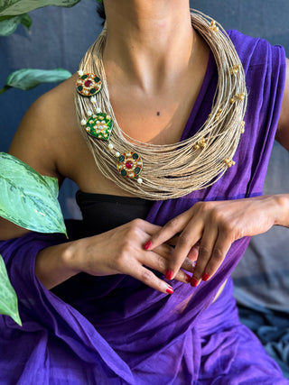 Priyanka | One of Kind Ornamental Jute Necklaces