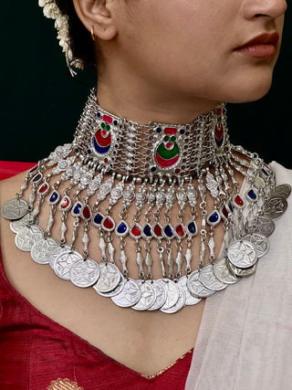 The Chamakti Chandni Afghan Necklace