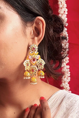 Kalpana Floral Jhumka