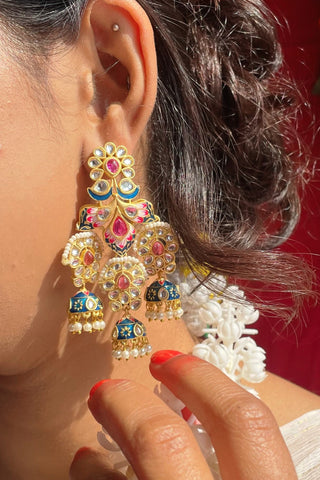 Kalpana Floral Jhumka