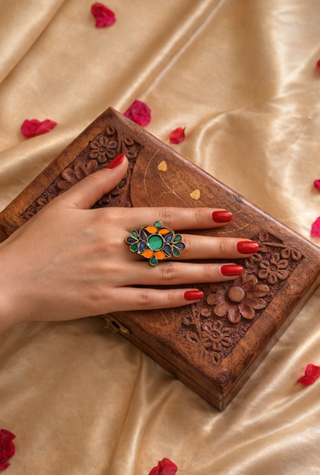 Zubaida Vintage Afghan Angoothi | Firdaus Afghan Jewellery