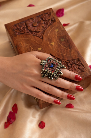 Zara Vintage Afghan Angoothi | Firdaus Afghan Jewellery