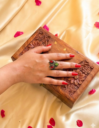 Nazneen Vintage Afghan Angoothi | Firdaus Afghan Jewellery