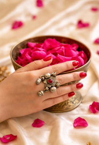 Yalina Vintage Afghan Angoothi | Firdaus Afghan Jewellery