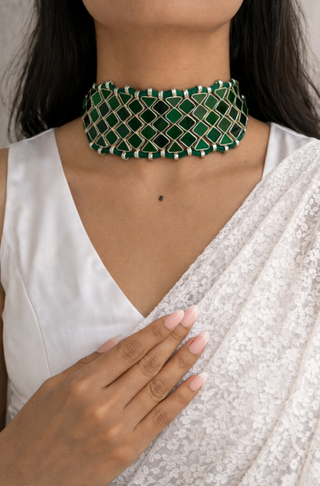 The Sitaara Haar Choker with Angoothi | The Chandni Collection