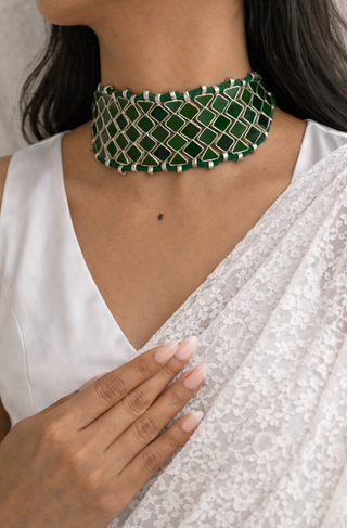 The Sitaara Haar Choker with Angoothi | The Chandni Collection