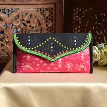 Load image into Gallery viewer, Abha | Mashru Silk Wallet | Kutchi Edit June&#39;23
