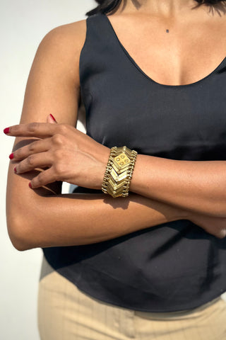 Ersa Bracelet | DEVI Dokra Jewellery by JanpathOnline Jan'25