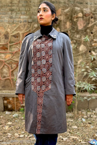 The Warmth of Ajrakh Blazer | Size : L to XL  | Hasrat Gully