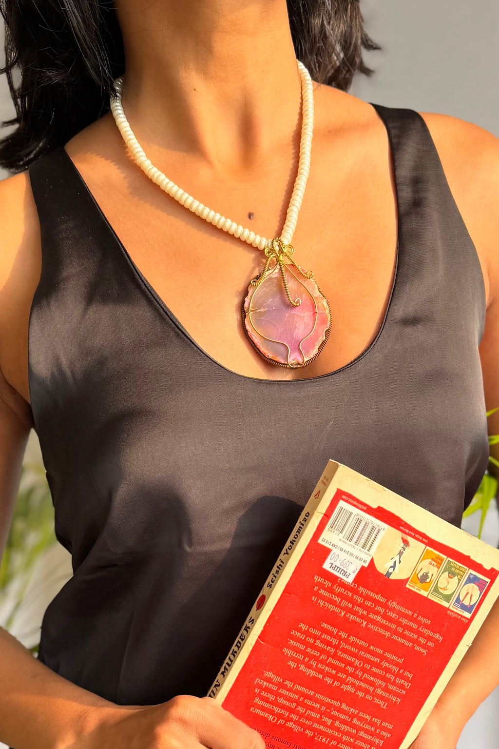 Zenobia | The Tree of Life Pearl Necklace – JanpathOnline.com