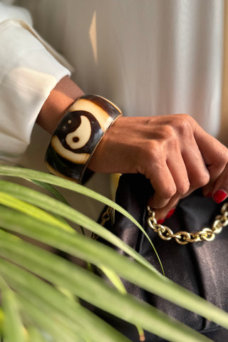 Bano | One of a Kind Vintage Wooden Handpainted Bangle