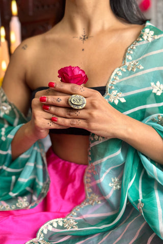 Yalda Afghani Ring | Firdaus Afghan Jewellery by Janpath Online Jan'25