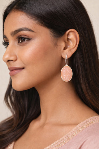 Chhavi | Mini Oxidised Stone Work Earrings