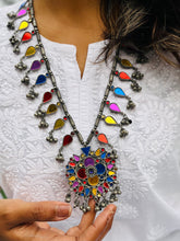 Load image into Gallery viewer, Shahzadi // Afghan Inspired Statement Multicolor Choker // Chandni Raat
