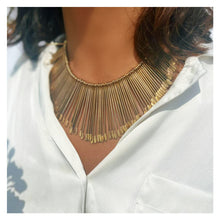 Load image into Gallery viewer, Medusa - The Statement Spike Necklace in Gold // Sona Chandi
